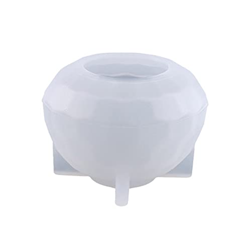 3D Diamond Shape Cabinet Knobs Mold Drawer Door Pulls Reusable Tray Handle Resin Mold for Crafts DIY Making Household