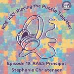 Episode 19: RAES Principal Stephanie Christensen Podcast Por arte de portada