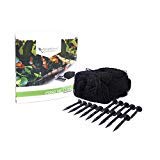 28 x 30 FT Pond NET Cover - Easy Setup Pool and Fishpond Nylon Netting Protects Fish Ponds and Koi from Leaves and Much More- Durable, See-Through Safety Covers Keeps Backyard Water Gardens Beautiful