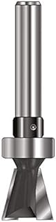 ENT 16200 Frez trzpieniowy w węgliku, chwyt (S) 8 mm, średnica (D) 12 mm, NL 12 mm, E 14°, SL 32 mm, z łożyskiem kulkowym