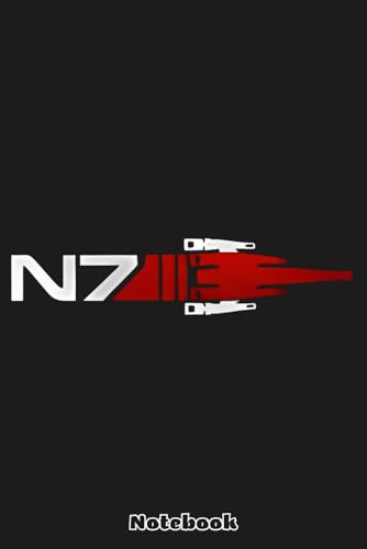  N7 Normany - Mass Effect Notebook: 120 Pages 6x9, Blank Lined Notebook, Journal, Diary, Note Pad, Writing Notes, For Students, Work or Personal Use
