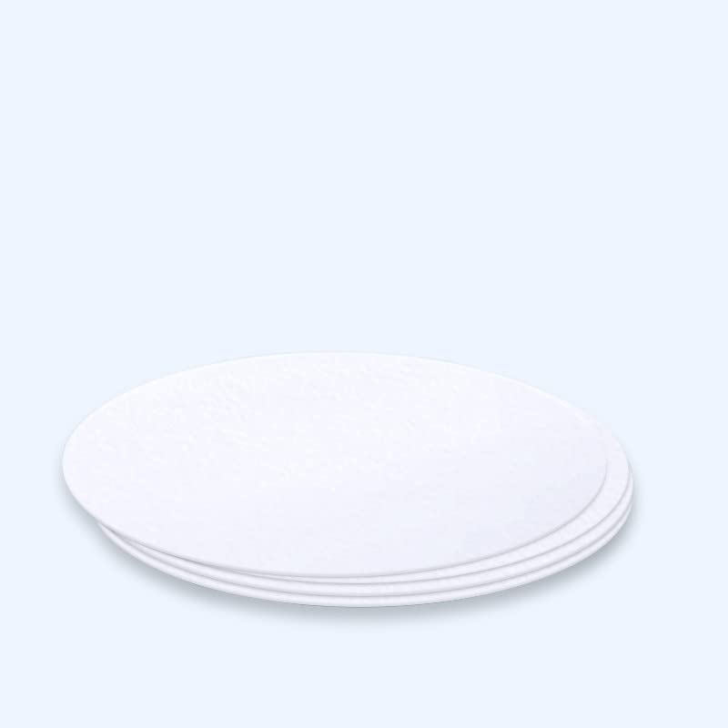 100 pz/lotto Veloce Media Slow Speed Dia 7cm, 9cm, 11cm, 12.5cm, 15cm, 18cm Quantitativa Carta da filtro per uso imbuto di laboratorio (Dimensioni: 12,5 cm Medium)