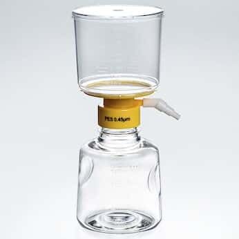 Cole-Parmer Disposable Bottle Top Aspirator System, SFCA Membrane, 0.45 um, 500mL, autoclave: 12/CS