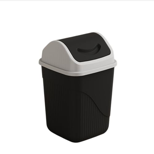 Poubelle ronde à ouverture supérieure en plastique PP durable