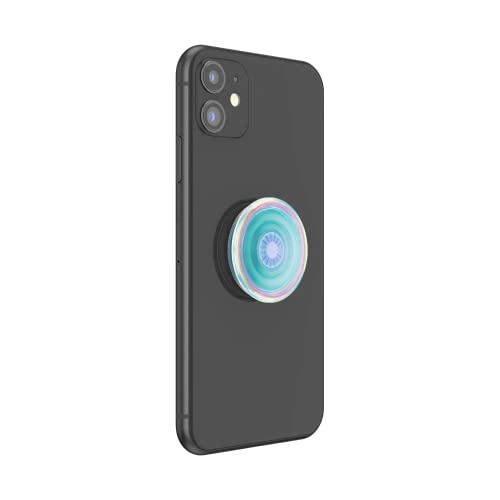 PopSockets PopGrip – Suporte expansível e aderência com parte superior intercambiável – Iridescente
