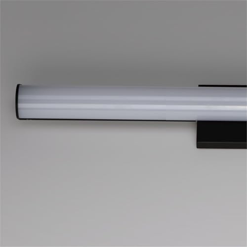 Image of Maxim Lighting Rail 24 inch Bath Vanity Light | Black Aluminum Finish | Transitional Indoor Light Fixture | Ideal for Bathrooms & Powder Rooms | Dimmable Damp Rated | Home Decor Light Fixture | 52102BK