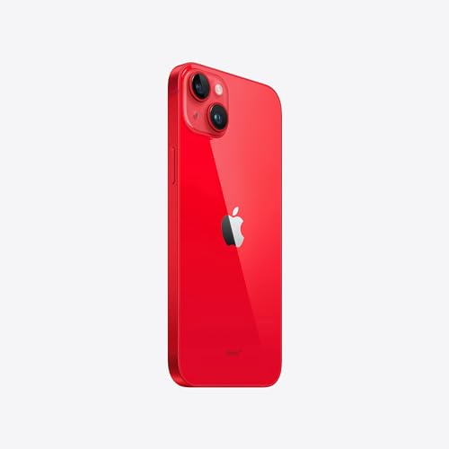 Image of Apple iPhone 14 Plus, 256GB, PRODUCT Red - Unlocked (GSM Only) (Renewed)