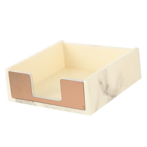 Support porte-bloc-notes en marbre doré antidérapant et multifonction - 8
