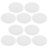 Cabilock 10 Stück LED Lichtdiffusor aus Acryl Lampenschirm Diffusor für Tisch Boden Decken und Wandleuchten 8,9cm Weiß Seidenglanz zur Gleichmäßigen Lichtstreuung für Büros