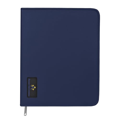 Shears Professional Leather Shears Case Holder holds 10 Grooming or Beauty Shears holds Dog Grooming Scissor,Scissor Holder Pouch, Professional Hair saloon Barber Comb Scissor Storage Bag (Navy Blue)