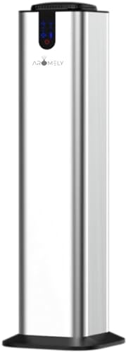 Aromely Smart Bluetooth Scent Diffuser, Aromatherapy Nebulizing Waterless Diffuser for Home, Office & Room, Perfect Aroma Diffuser Up to 3,000 SQSF (Silver)