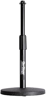On-Stage DS7200B Adjustable Desktop Microphone Stand, Black