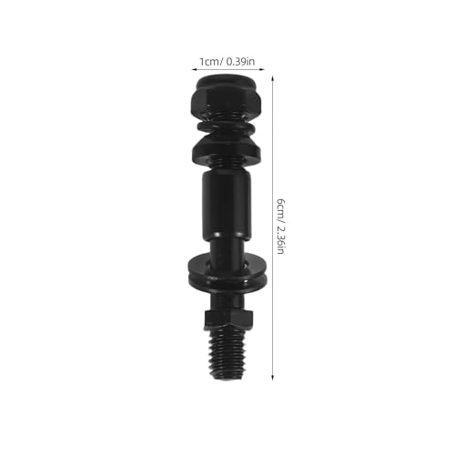 Tornillos espejo retrovisor moto convertidor negro adaptador montaje resistente 2