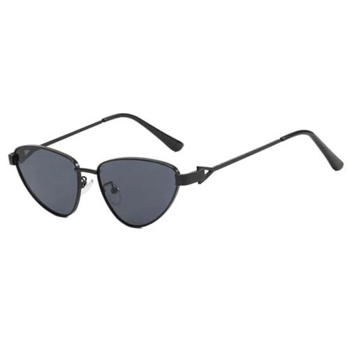 Lunettes de soleil de luxe pour femmes monture en métal élégante et chic