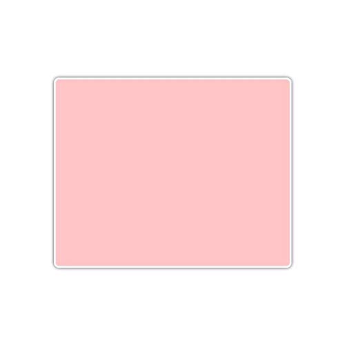 Tapis de souris de jeu en métal rose avec glisse fluide en aluminium