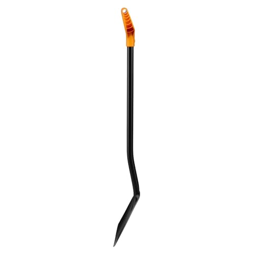 Fiskars Bêche à Bord Rond pour sols Meubles et Peu caillouteux