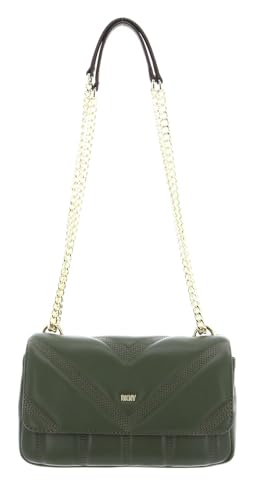 Sac bandoulière DKNY Becca Flap M vert armée chic