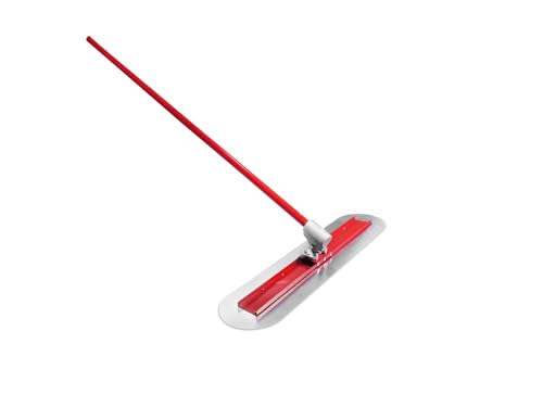 Bull Float Concrete Bull Float Tool Kit 48"x12" Fresno Round End Stainless Steel Board Kit Tool Cement Trowel Tools Float Bracket Concrete Tools Finishing With 57" Aluminum Alloy Handle x4 VOYAR - Image 5