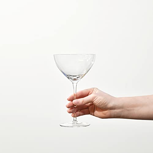 Image of Krosno Martini Glasses Set of 6, 8.3 oz, Harmony Collection