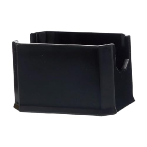 predolo Contenedor para Almacenar Sobres de Azúcar, Expositor para Cremas, Sobres de Azúcar, Bolsitas de Té, Azucareros para Mesa Y Escritorio, Negro, 8.2x5.2x5.1cm