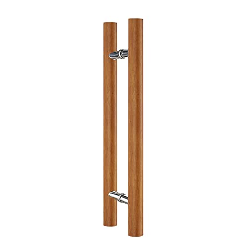 Niusabou Brown Door Handle Barn, Barn Door Sliding Push Pull Handle For Interior/Exterior, Multicolor, Multiple Sizes(,150Cm (59In) 110Cm)
