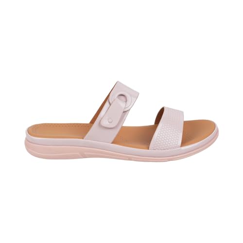 Image of Metro Women Synthetic Leather Comfort & Fashion Slip-on Chappal