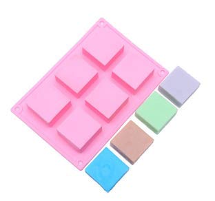 PURENSOSelect - Square Shape Edges Silicone 6 Cavity Mould/Mold (PUR1015-12)