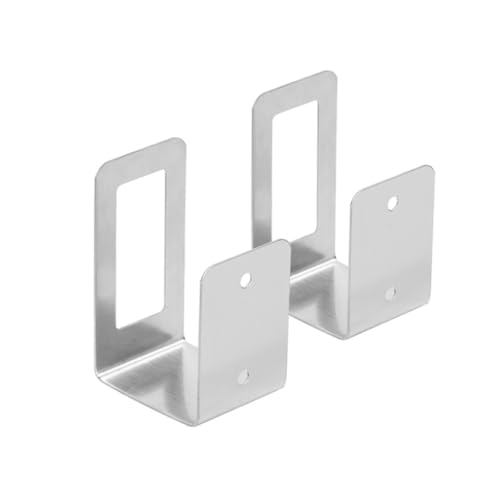 Ciieeo 4piezas Rejilla Para Tapas De Ollas De Acero Inoxidable Soporte Tornillos Para Instalar Pared Estante Para Tapas De Cocina Suministros Para Estantes De Pared De Cocina