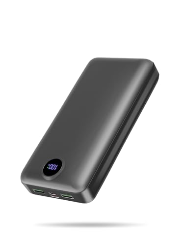 PDBEST Batterie Externe 50000 mAh : QC 3.0 22,5 W PD USB-C Chargeur Rapide avec 4 Sorties et 3 entrées, Chargeur Portable Grande capacité, Batterie Externe pour iPhone, Samsung, iPad etc.