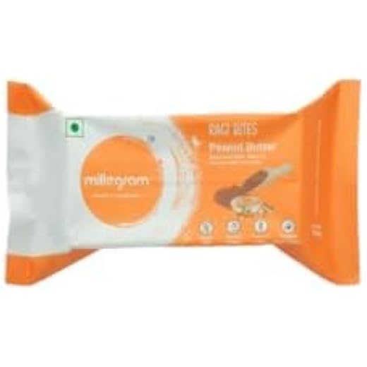 Millegram Ragi Bites Peanut Butter 1 pack