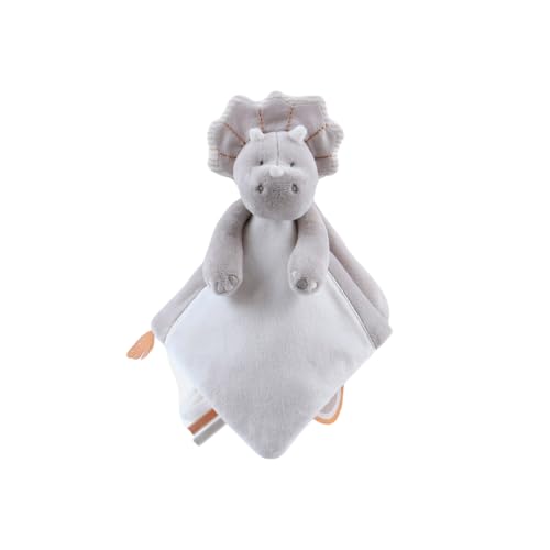 Noukie's - Peluche de Peluche para niños, diseño de Ops Le Triceratops, Multifuncional, Color Gris, 1 Unidad