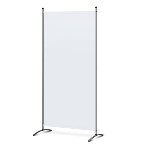 Angel Living Paravent 1 Panel Room Divider Protective Screen Wall Room Partition for Offices, Balcony, Bedroom, Outdoor Garden 81 x 180 cm Natural