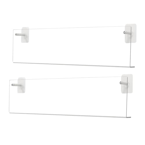 Présentoir de disques en acrylique transparent avec fixation murale invisible