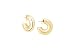 JANIS BY JANIS SAVITT High Polished 18K Yellow Gold Plated Small Hoop Earrings