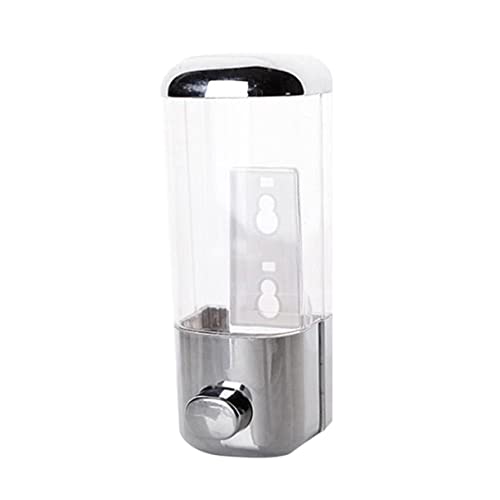 HOLIDYOYO Stainless Liquid Dispenser Wall Mounted Shampoo and Shower Gel Container for Bathroom and Saving Lotion and Soap Pump
