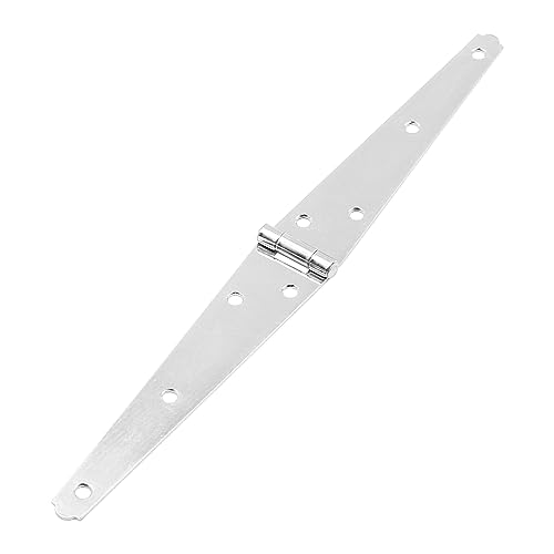 Set of 4 ZONADAH Garden Shed Door Gate Latch Hinges Window Hinges M6 Rustproof Hinges Door Barn with Screws for Window Cabinet Doors Display Cabinet Wine Storage Room Black - Image 3