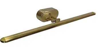 Mufasa 6 Watts Golden Finish LED Picture Photo Frame Light/Wall Mirror Vanity Light/Bathroom Dressing Table Light Adjustable Head with 3 Step Light (White, Warm White and Natural White)