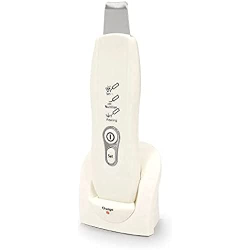 QUIRUMED Peeling ultrasónico para uso doméstico, Exfoliación facial, Limpieza profunda, Ilumina el rostro, Resistente al agua, Batería de litio