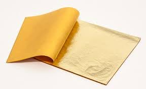 A.S.K Vark 100 Imitation Gold Leaf Sheets 8 x 8 cm for Gilding, Arts & Crafts, Resin Art, Paintings, Crafts, Nail, Furniture Decoration etc.-image-28
