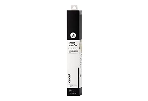 Image of Cricut Smart Iron-On Heat-Transfer Vinyl 1 Sheet 33cm x 0.9m Black, (3ft)