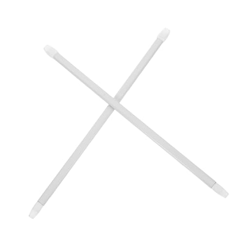 Zerodeko 2piezas Barra De Cortina Ajustable Telescópica Barras Extensibles para Ventanas Armarios y Baños para Cortinas y Visillos