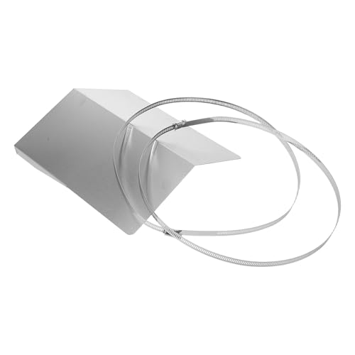 Cubierta para cámara de seguridad exterior de acero inoxidable con protección solar y techo protector