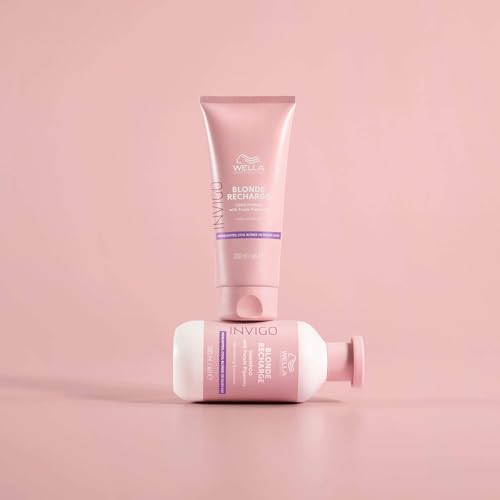 Wella Professionals Invigo Blonde Recharge Cool Blonde Shampoo – chłodny blond szampon do błyszczących blond włosów, 1000 ml