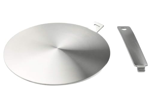 Image of Stainless Steel Induction Plate, Adapter for non induction compatible Moka Pot; Heat Diffuser Cooking Induction (13cm)