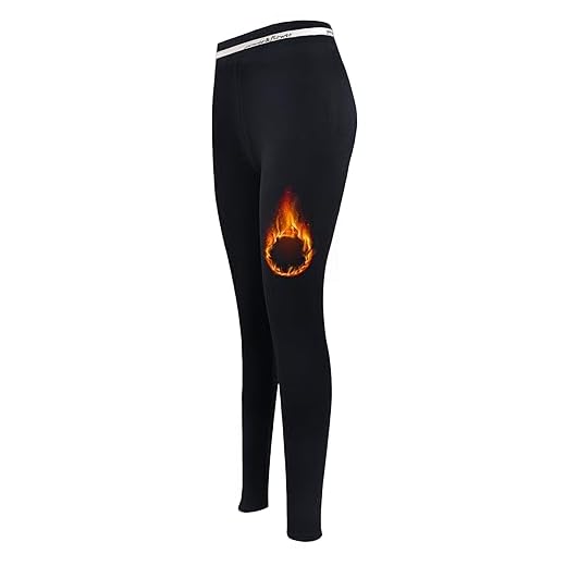 Leggings Térmicos con Forro Polar Cálido para Mujer Pantalones de Invierno Temporada Fría S/M/L/XL (90007-Black, L-XL)