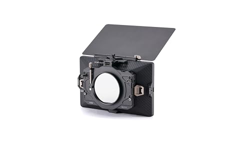 Tilta Mirage Pro Matte Box - 95mm Single Backing Kit | Carbon Fiber | Starter Kit | Clamp On to Cine Lenses | Expandable Design | Lightweight Construction