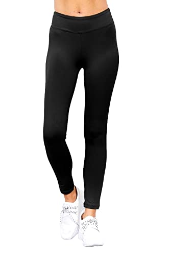 Anita Active Women's 3/4 Sports Tights – Black, Compression Fit, Size 6 (30) – Moisture Wicking & Massage Effect