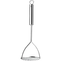 WMF Profi Plus Kartoffelstampfer Edelstahl 28,5 cm, Cromargan Edelstahl teilmattiert, spülmaschinengeeignet