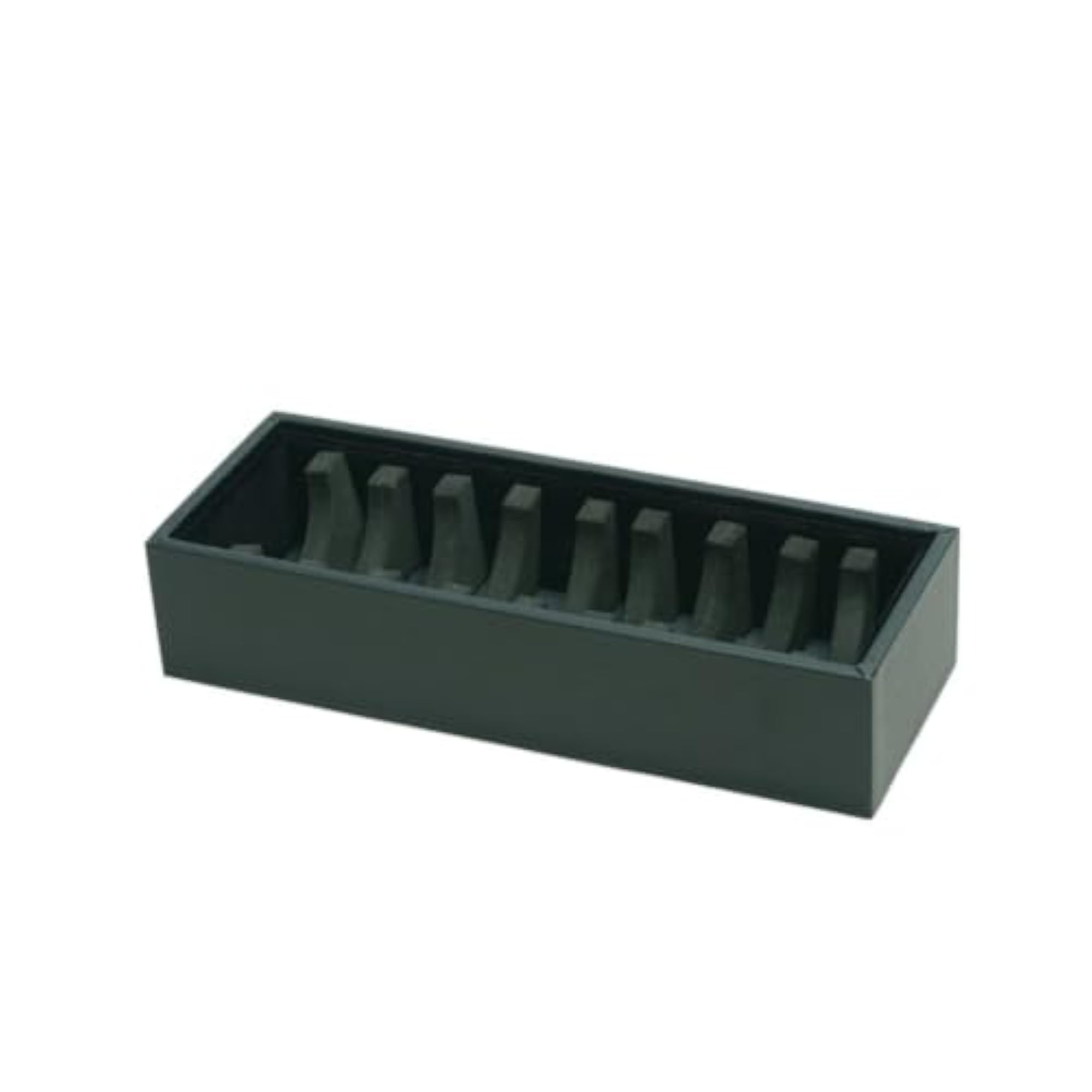 Hard-Sided Rectangular Bangle Display Box with 10 Slots