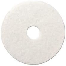 Boardwalk 4024WHI Standard 24-Inch Diameter Polishing Floor Pads, White